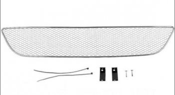 Сетка в воздухозаборник бампера Arbori (15 мм) Mazda CX-7 ER дорестайлинг (2006-2010)  (Хром)