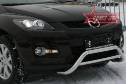 Защита переднего бампера Souz-96 (d60) Mazda CX-7 ER дорестайлинг (2006-2010)