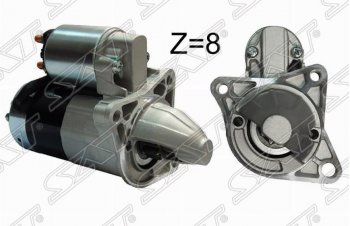 5 349 р. Стартер SAT (12В 1кВт 8 зубьев) Mazda 323/Familia седан BJ дорестайлинг (1998-2000)  с доставкой в г. Санкт‑Петербург. Увеличить фотографию 1