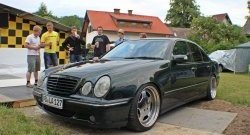 12 599 р. Передний бампер AMG Mercedes-Benz E-Class W210 дорестайлинг универсал (1996-1999) (Неокрашенный)  с доставкой в г. Санкт‑Петербург. Увеличить фотографию 1