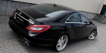 4 499 р. Спойлер багажника AMG Mercedes-Benz CLS class W218 (2011-2017) (Неокрашенный)  с доставкой в г. Санкт‑Петербург. Увеличить фотографию 2