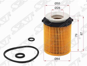 Фильтр масляный SAT (картридж) Mercedes-Benz E-Class W213 седан дорестайлинг (2016-2020)
