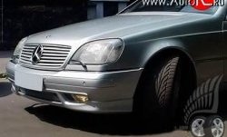 15 699 р. Передний бампер AMG Mercedes-Benz CL class C140 (1992-1999) (Неокрашенный)  с доставкой в г. Санкт‑Петербург. Увеличить фотографию 2