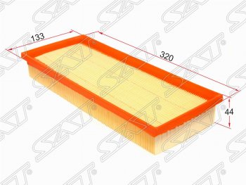 Фильтр воздушный двигателя SAT (320х133х44 mm) Mercedes-Benz CL class (C216), CLS class (C218), E-Class (W212), G class (W463), GLE class (C292), ML class (W166), S class (W221,  W222), SL class (R231)