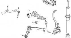 2 049 р. Полиуретановый сайлентблок верхнего поперечного рычага передней подвески Точка Опоры  Mercedes-Benz C-Class ( W203,  CL203,  W204) - E-Class  W211  с доставкой в г. Санкт‑Петербург. Увеличить фотографию 2