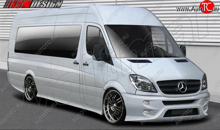 8 899 р. Передний бампер ST Mercedes-Benz Sprinter W906 (2006-2013)  с доставкой в г. Санкт‑Петербург