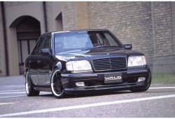 10 599 р. Передний бампер WALD Mercedes-Benz E-Class W124 седан дорестайлинг (1984-1993) (Неокрашенный)  с доставкой в г. Санкт‑Петербург. Увеличить фотографию 3