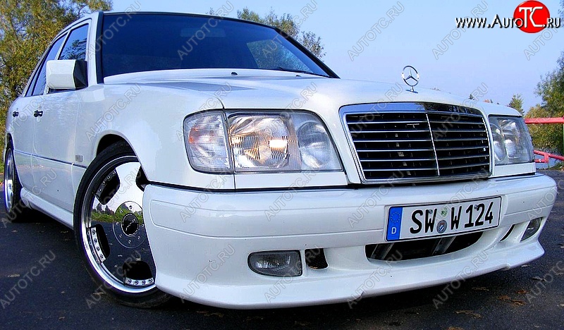 10 599 р. Передний бампер WALD Mercedes-Benz E-Class W124 седан дорестайлинг (1984-1993) (Неокрашенный)  с доставкой в г. Санкт‑Петербург