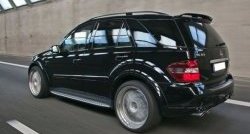 8 449 р. Накладки на колёсные арки CT Mercedes-Benz ML class W164 дорестайлинг (2005-2008) (Неокрашенные)  с доставкой в г. Санкт‑Петербург. Увеличить фотографию 5