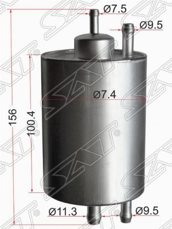 Топливный фильтр SAT Mercedes-Benz E-Class W210 универсал рестайлинг (1999-2003)