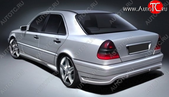 5 499 р. Пороги накладки CT  Mercedes-Benz C-Class ( S202,  W202) (1992-2001) дорестайлинг универсал, дорестайлинг седан, рестайлинг седан, рестайлинг универсал (Неокрашенные)  с доставкой в г. Санкт‑Петербург