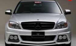 19 949 р. Передний бампер WALD Mercedes-Benz C-Class W204 дорестайлинг седан (2007-2011) (Неокрашенный)  с доставкой в г. Санкт‑Петербург. Увеличить фотографию 2