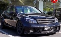 8 149 р. Радиаторная решётка Brabus Bullit Mercedes-Benz C-Class W204 дорестайлинг седан (2007-2011) (Неокрашенная)  с доставкой в г. Санкт‑Петербург. Увеличить фотографию 3