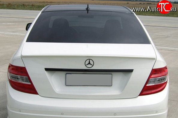 2 269 р. Лип спойлер M-VRS Mercedes-Benz C-Class W204 дорестайлинг седан (2007-2011) (Неокрашенный)  с доставкой в г. Санкт‑Петербург