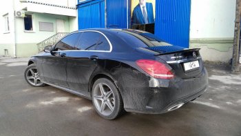 3 399 р. Лип спойлер АВТОКРАТ  Mercedes-Benz C-Class  W205 (2015-2018) дорестайлинг седан (Неокрашенный)  с доставкой в г. Санкт‑Петербург. Увеличить фотографию 5