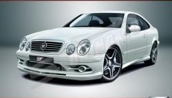 4 999 р. Пороги накладки Wild Mercedes-Benz CLK class W208 (1997-2002) (Неокрашенные)  с доставкой в г. Санкт‑Петербург. Увеличить фотографию 1