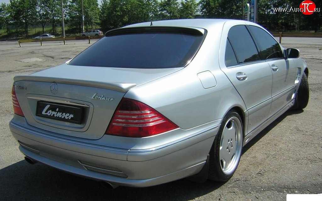 1 549 р. Козырёк на заднее лобовое стекло Lorinser  Mercedes-Benz E-Class  W211 (2002-2009) дорестайлинг седан, рестайлинг седан  с доставкой в г. Санкт‑Петербург