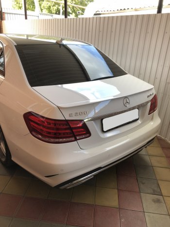 3 399 р. Лип спойлер АВТОКРАТ Лезвие  Mercedes-Benz E-Class  W212 (2009-2017) дорестайлинг седан, рестайлинг седан (Неокрашенный)  с доставкой в г. Санкт‑Петербург. Увеличить фотографию 5