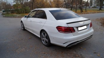 3 399 р. Лип спойлер АВТОКРАТ AMG  Mercedes-Benz E-Class  W212 (2009-2017) дорестайлинг седан, рестайлинг седан (Неокрашенный)  с доставкой в г. Санкт‑Петербург. Увеличить фотографию 5