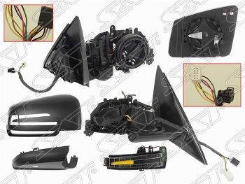 7 599 р. Правое боковое зеркало заднего вида SAT обогрев, поворот, память, подсветка, пр-во Тайвань)  Mercedes-Benz E-Class  W212 (2009-2017) дорестайлинг седан, рестайлинг седан (Неокрашенное)  с доставкой в г. Санкт‑Петербург. Увеличить фотографию 1