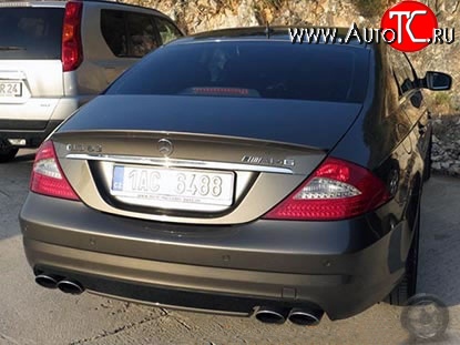 7 199 р. Лип спойлер AMG Mercedes-Benz CLS class C219 (2004-2011) (Неокрашенный)  с доставкой в г. Санкт‑Петербург