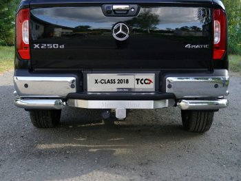 19 999 р. Фаркоп (тягово-сцепное устройство) TCC (надпись Mercedes-Benz)  Mercedes-Benz X class  W470 (2017-2020) (Оцинкованный, шар E)  с доставкой в г. Санкт‑Петербург. Увеличить фотографию 1