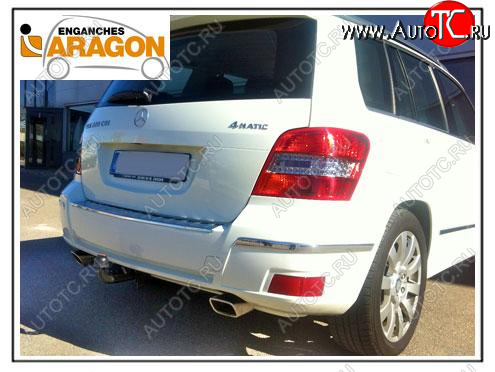 22 699 р. Фаркоп Aragon. (шар A) Mercedes-Benz GLK class X204 дорестайлинг (2008-2012)  с доставкой в г. Санкт‑Петербург