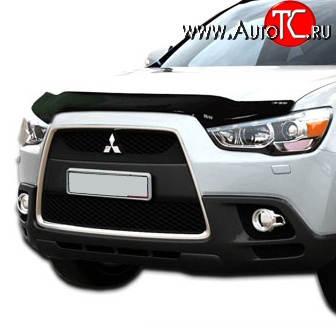 2 879 р. Дефлектор капота NovLine long Mitsubishi ASX дорестайлинг (2010-2012)  с доставкой в г. Санкт‑Петербург