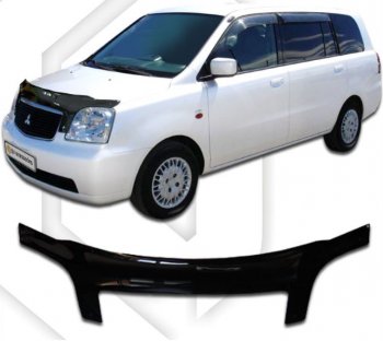 Дефлектор капота CA-Plastiс exclusive Mitsubishi Dion CR6W,CR9W дорестайлинг (2000-2002)