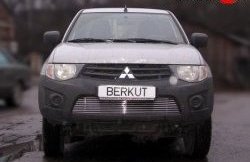 5 399 р. Декоративная вставка воздухозаборника Berkut Mitsubishi L200 4  дорестайлинг (2006-2014)  с доставкой в г. Санкт‑Петербург. Увеличить фотографию 1