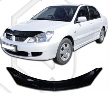 Дефлектор капота CA-Plastic Mitsubishi Lancer 9 2-ой рестайлинг седан (2005-2009)