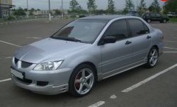 4 999 р. Накладка на передний бампер EGR Mitsubishi Lancer 9 1-ый рестайлинг седан (2003-2005) (Неокрашенная)  с доставкой в г. Санкт‑Петербург. Увеличить фотографию 1