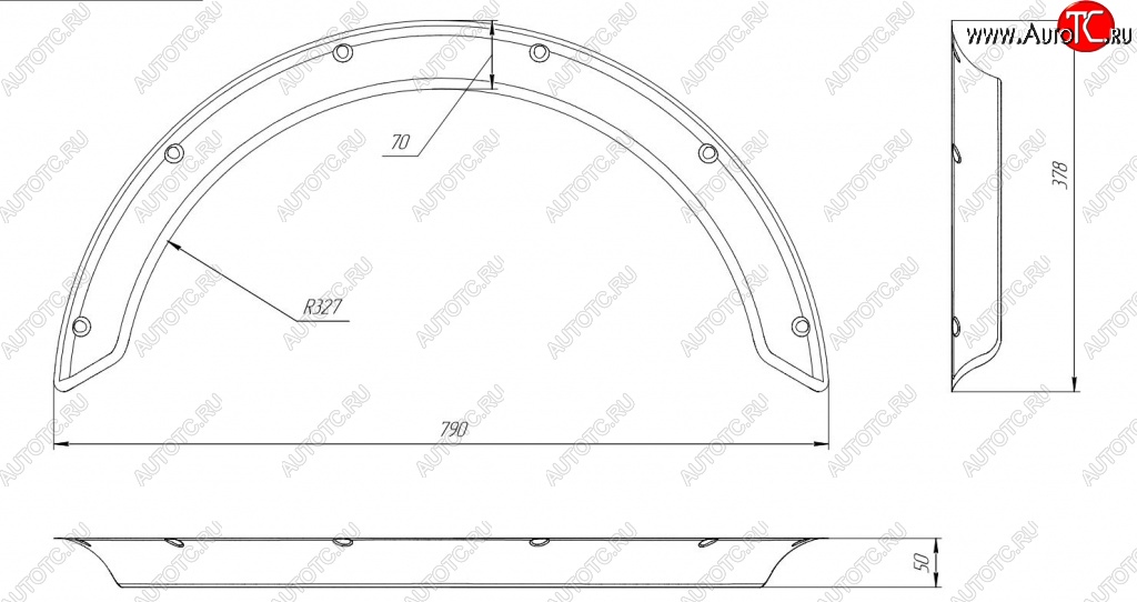 5 269 р. Универсальные арки New School (50 мм) Volkswagen Passat B7 универсал (2010-2015) (Усиленные шагрень: 4 шт (3 мм))  с доставкой в г. Санкт‑Петербург