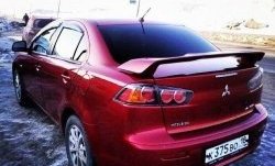 4 599 р. Спойлер Сток 2л  Mitsubishi Lancer  10 (2007-2017) седан дорестайлинг, седан рестайлинг (Неокрашенный)  с доставкой в г. Санкт‑Петербург. Увеличить фотографию 1