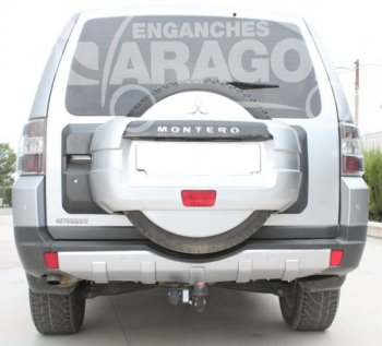 22 699 р. Фаркоп Aragon. (шар A) Mitsubishi Pajero 3 V70 дорестайлинг (1999-2003)  с доставкой в г. Санкт‑Петербург. Увеличить фотографию 6