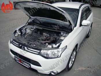 Упор капота MV-Tuning (двойной) Mitsubishi Outlander GF 3-ий рестайлинг (2018-2024)