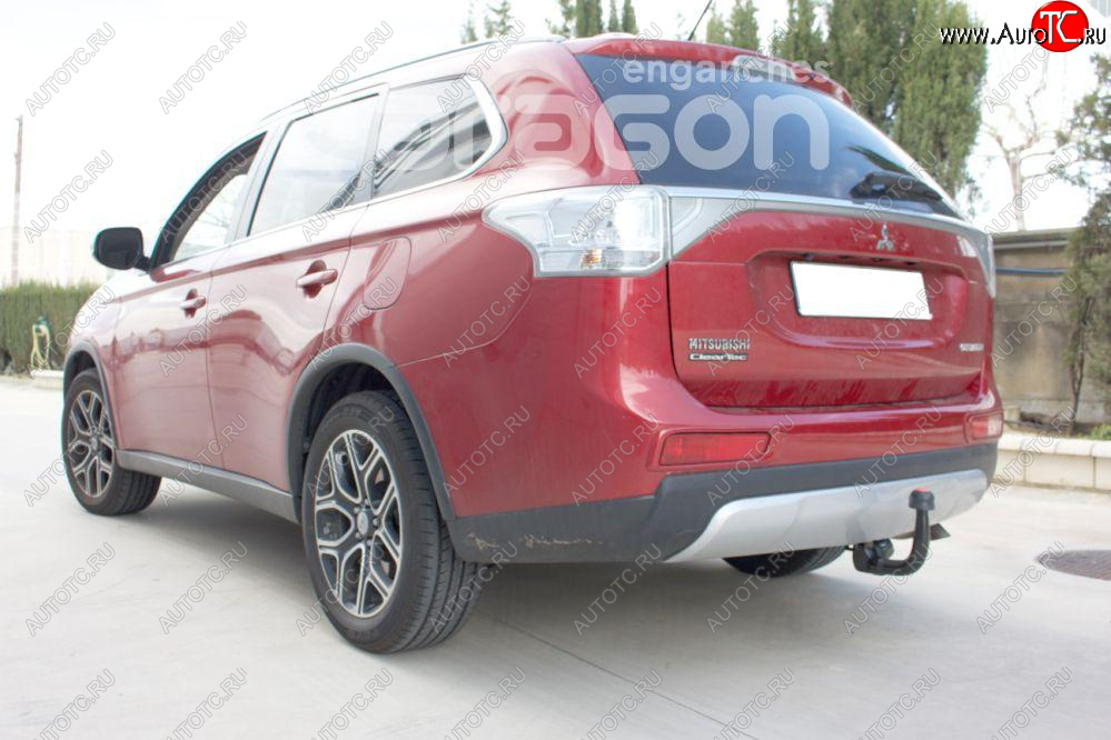 22 699 р. Фаркоп Aragon.(шар V) Mitsubishi Outlander GF 2-ой рестайлинг (2015-2018)  с доставкой в г. Санкт‑Петербург