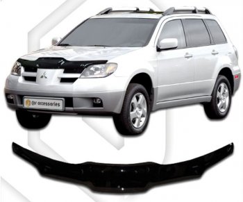 Дефлектор капота CA-Plastic Mitsubishi Outlander CU (2003-2009)