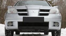 Накладка на передний бампер RA Mitsubishi Outlander CU (2003-2009)