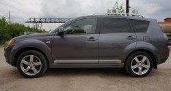 8 499 р. Пороги накладки (рестайлинг) Roadest Mitsubishi Outlander XL (CW)  рестайлинг (2010-2013) (Неокрашенные)  с доставкой в г. Санкт‑Петербург. Увеличить фотографию 2