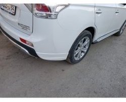 4 799 р. Боковые накладки на задний бампер BROOMER Design Mitsubishi Outlander GF дорестайлинг (2012-2014) (Неокрашенная)  с доставкой в г. Санкт‑Петербург. Увеличить фотографию 4