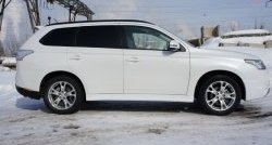 6 199 р. Пороги накладки Broomer Design  Mitsubishi Outlander  GF (2012-2014) дорестайлинг (Неокрашенные)  с доставкой в г. Санкт‑Петербург. Увеличить фотографию 2