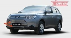 8 414 р. Декоративный элемент воздухозаборника Souz-96 (d10)  Mitsubishi Outlander  GF (2012-2014) дорестайлинг  с доставкой в г. Санкт‑Петербург. Увеличить фотографию 1