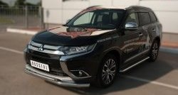 20 749 р. Широкая защита порогов Russtal Mitsubishi Outlander GF 2-ой рестайлинг (2015-2018)  с доставкой в г. Санкт‑Петербург. Увеличить фотографию 4