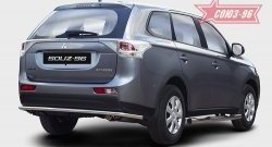 10 799 р. Защита заднего бампера Souz-96 Premium (d42) Mitsubishi Outlander GF дорестайлинг (2012-2014)  с доставкой в г. Санкт‑Петербург. Увеличить фотографию 1