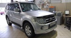 10 499 р. Накладка переднего бампера GT Dynamics Mitsubishi Pajero 4 V90 дорестайлинг (2006-2011) (Дорестайлинг, Неокрашенная)  с доставкой в г. Санкт‑Петербург. Увеличить фотографию 4