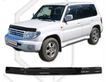 Дефлектор капота (H66-H77 5D, 2 л.) CA-Plastic Mitsubishi Pajero iO (1998-2007)