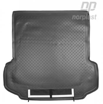 Коврик багажника Norplast Mitsubishi Pajero Sport PB дорестайлинг (2008-2013)  (Черный, с погрузочным ковриком (фартуком))