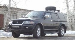 1 879 р. Защитная сетка решетки переднего бампера РА  Mitsubishi Pajero Sport  PA (1996-2004) дорестайлинг  с доставкой в г. Санкт‑Петербург. Увеличить фотографию 3