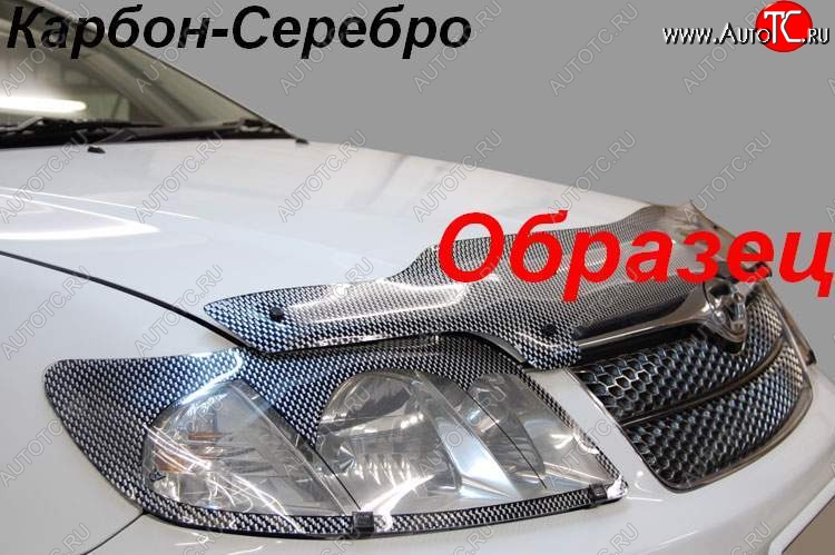 1 989 р. Защита фар CA-Plastik  Mitsubishi Pajero Sport  2 PB (2008-2013) дорестайлинг (Цвет: прозрачный)  с доставкой в г. Санкт‑Петербург